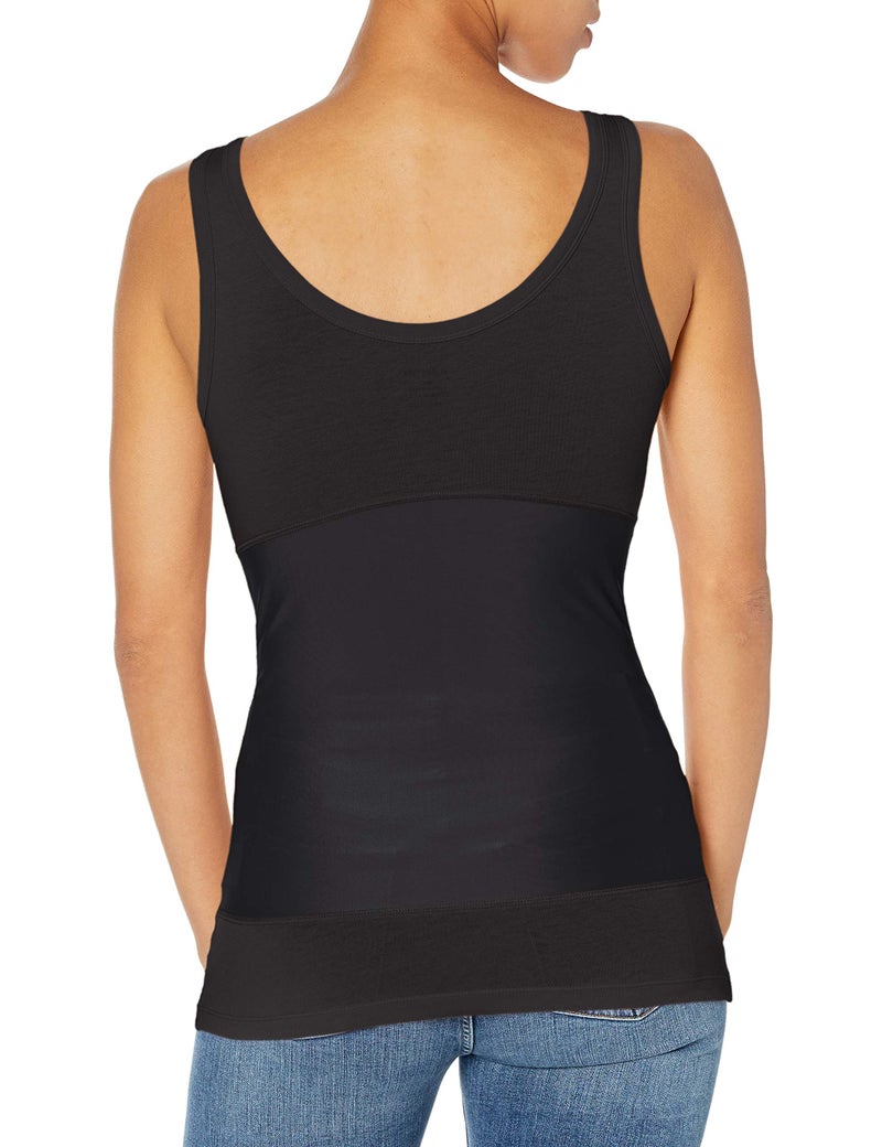 Yummie TummieÂ® Boyfriend 3-Panel Shaping Tank, Black, X-Large - Image 2